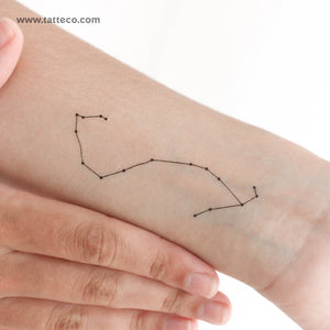 Scorpius Constellation Temporary Tattoo - Set of 3