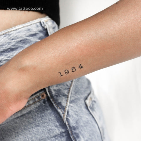 1954 Temporary Tattoo - Set of 3