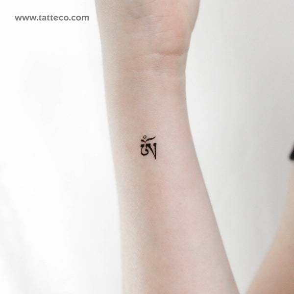 Tibetan Om Temporary Tattoo - Set of 3