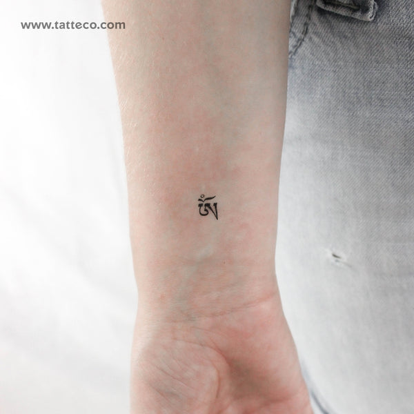 Tibetan Om Temporary Tattoo - Set of 3