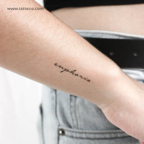 Euphoria Temporary Tattoo - Set of 3