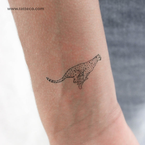 Cheetah Temporary Tattoo - Set of 3