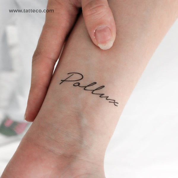 Pollux Temporary Tattoo - Set of 3