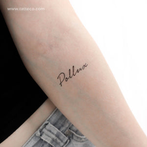 Pollux Temporary Tattoo - Set of 3