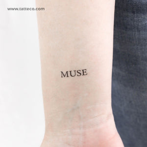 Uppercase Muse Temporary Tattoo - Set of 3