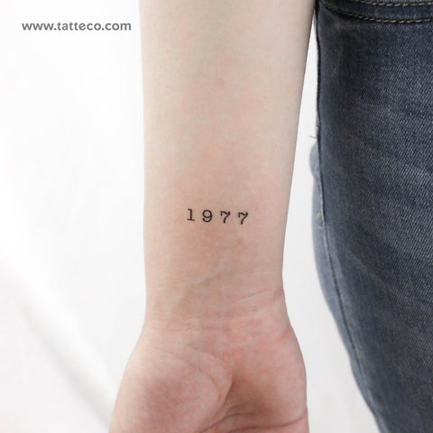 1977 Temporary Tattoo - Set of 3