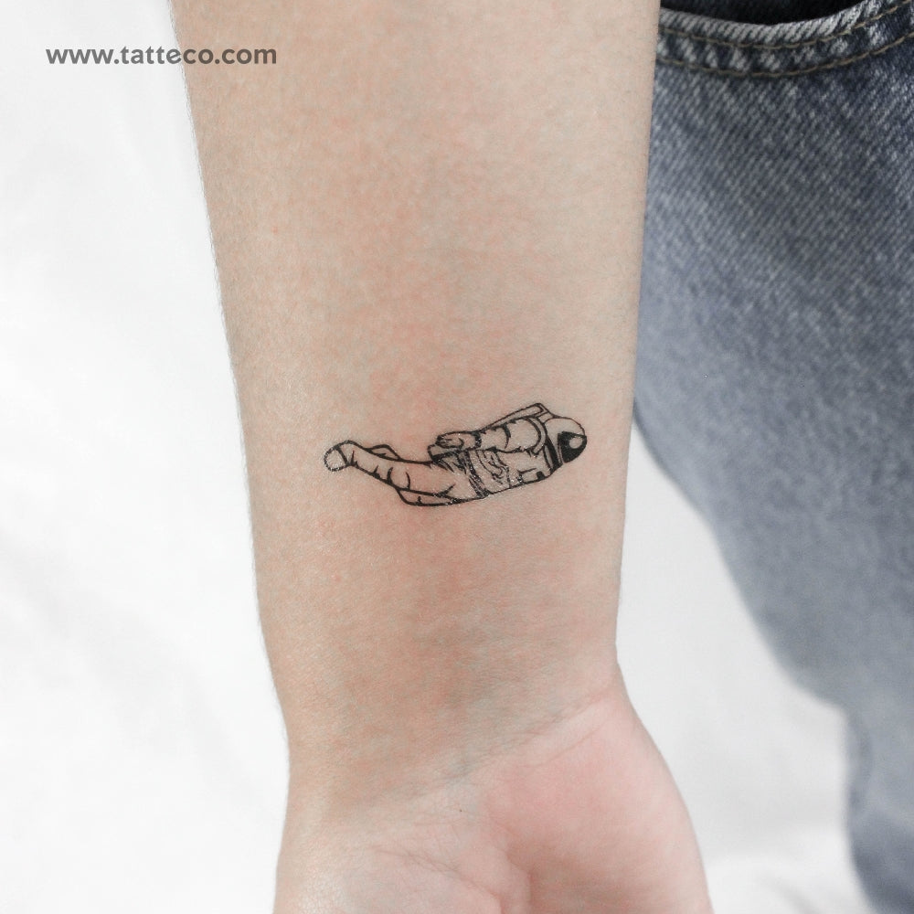 Astronaut Temporary Tattoo - Set of 3