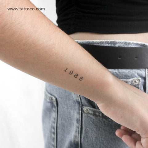 1985 Temporary Tattoo - Set of 3