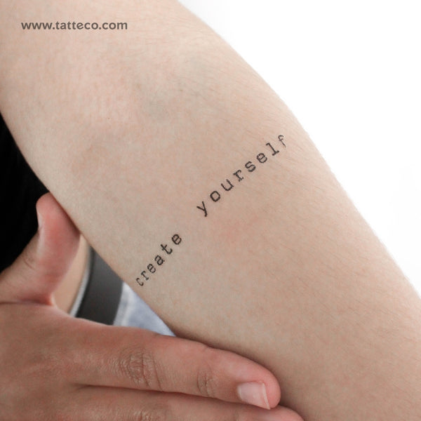 Create Yourself Temporary Tattoos - Set of 3