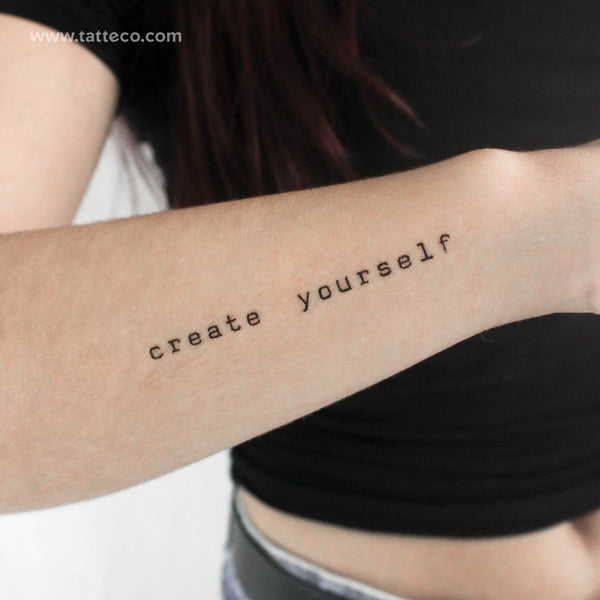 Create Yourself Temporary Tattoos - Set of 3