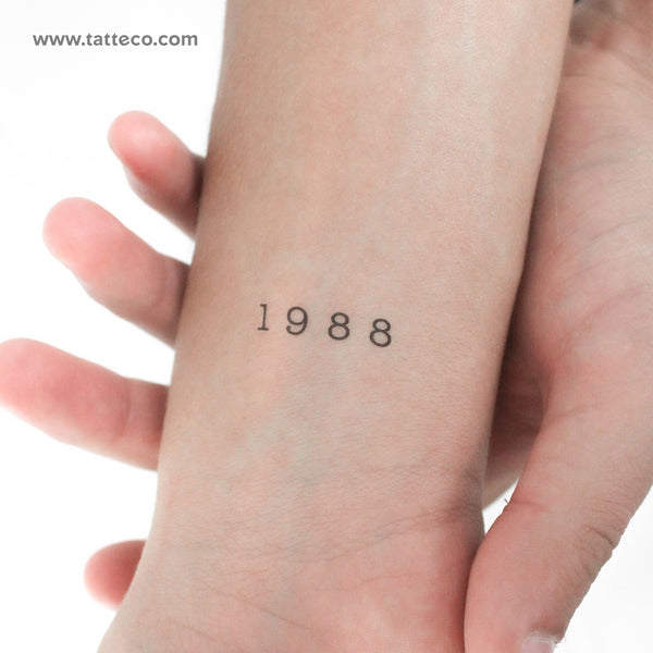 1988 Temporary Tattoo - Set of 3