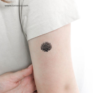 Coral Temporary Tattoo - Set of 3