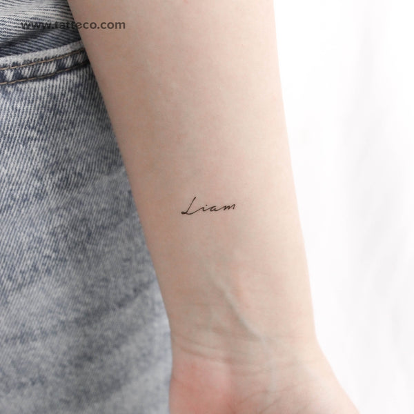 Liam Temporary Tattoo - Set of 3