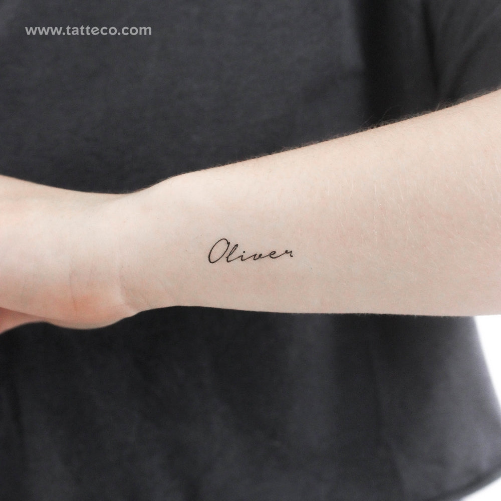 Oliver Temporary Tattoo - Set of 3