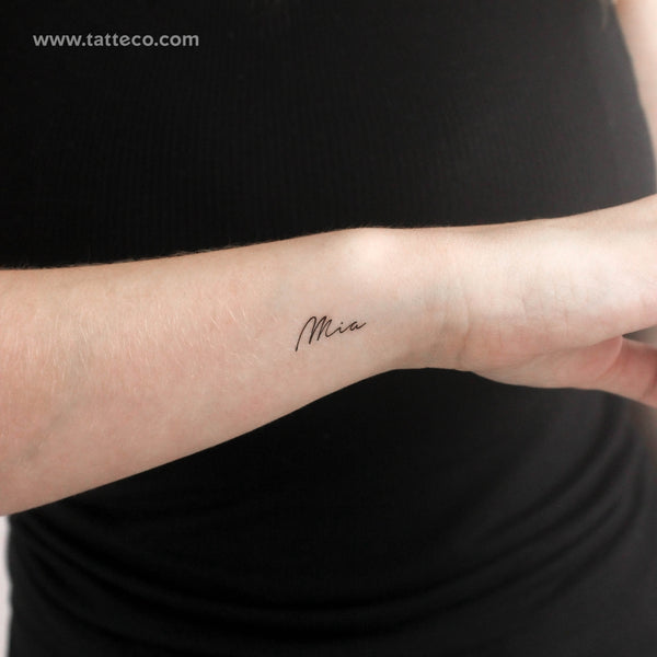 Mia Temporary Tattoo - Set of 3