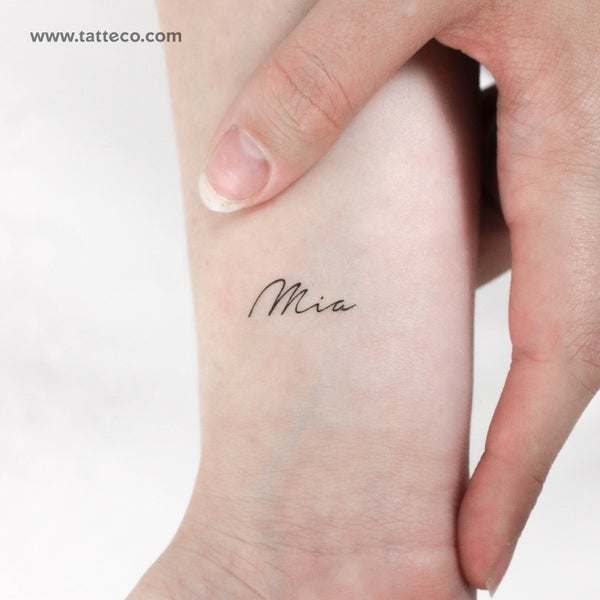 Mia Temporary Tattoo - Set of 3