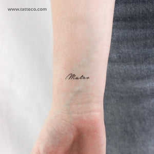 Mateo Temporary Tattoo - Set of 3