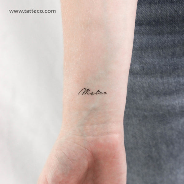 Mateo Temporary Tattoo - Set of 3