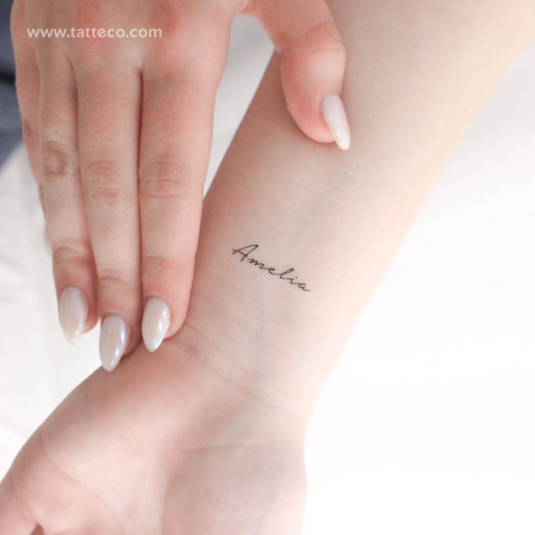 Amelia Temporary Tattoo - Set of 3