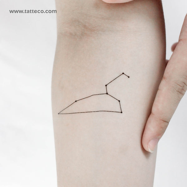 Leo Constellation Temporary Tattoo - Set of 3