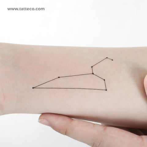 Leo Constellation Temporary Tattoo - Set of 3