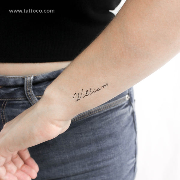 William Temporary Tattoo - Set of 3