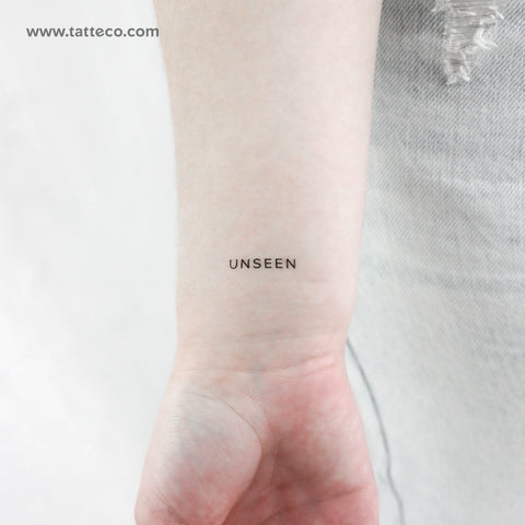 Little Unseen Temporary Tattoo - Set of 3