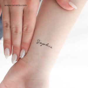 Sophia Temporary Tattoo - Set of 3