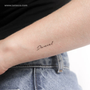 Daniel Temporary Tattoo - Set of 3