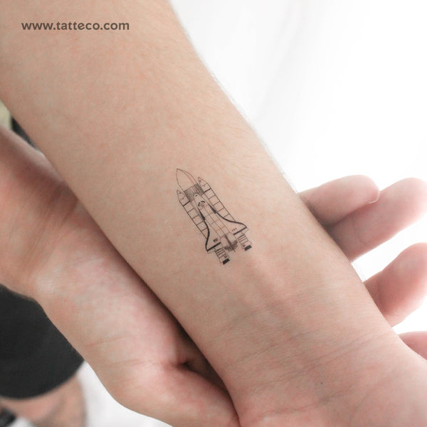 Discovery Space Shuttle Temporary Tattoo - Set of 3