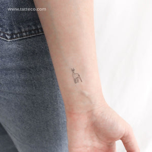 Deer Temporary Tattoo - Set of 3