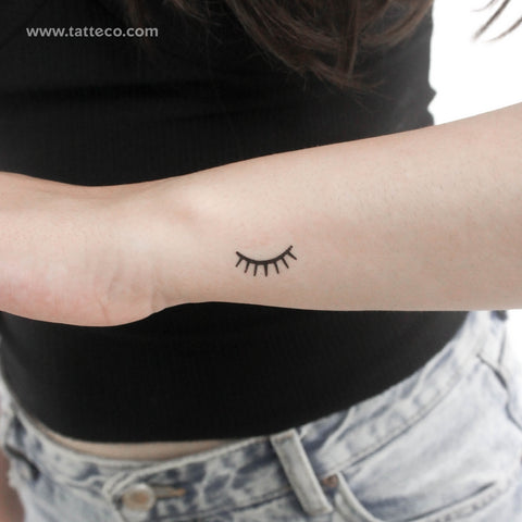 Eyelash Temporary Tattoo - Set of 3