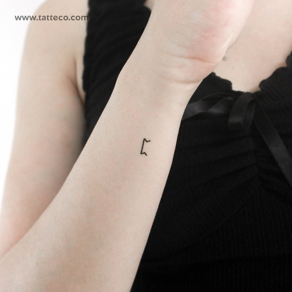 Peord Rune Temporary Tattoo - Set of 3