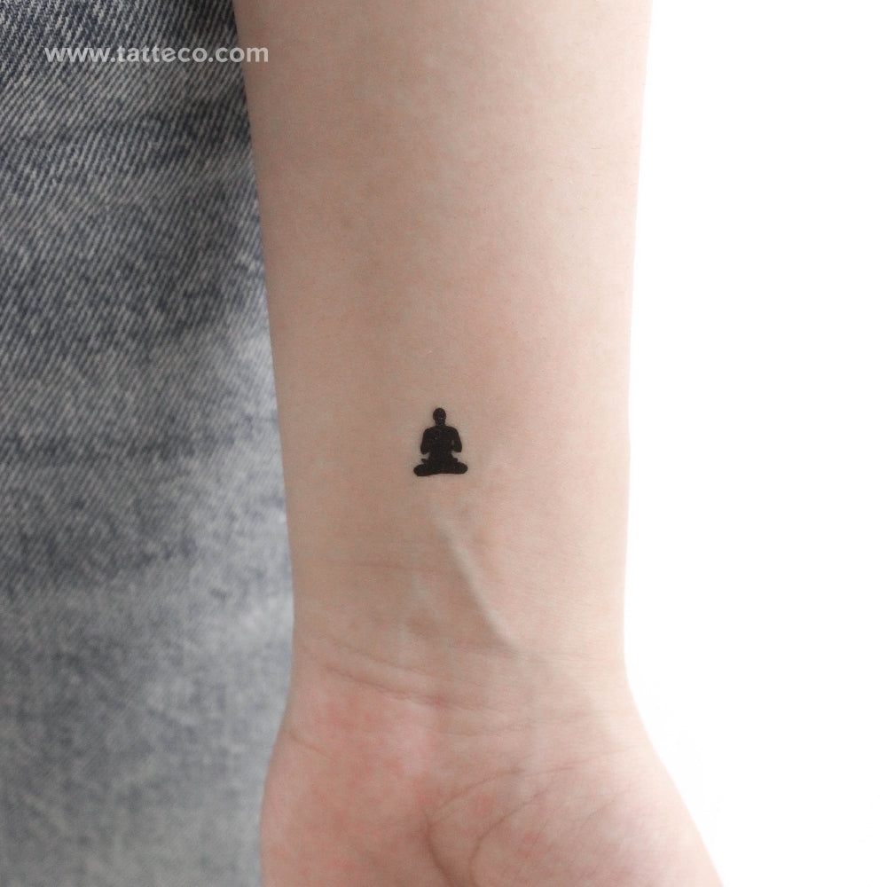 Meditation Temporary Tattoo - Set of 3