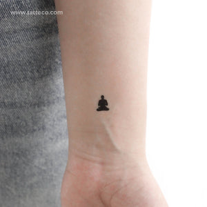 Meditation Temporary Tattoo - Set of 3