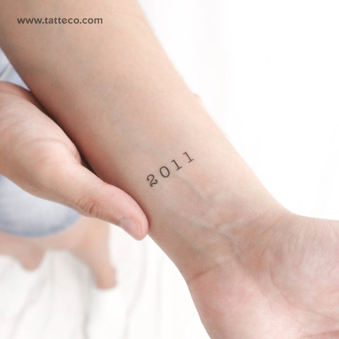 2011 Temporary Tattoo - Set of 3