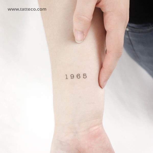 1965 Temporary Tattoo - Set of 3