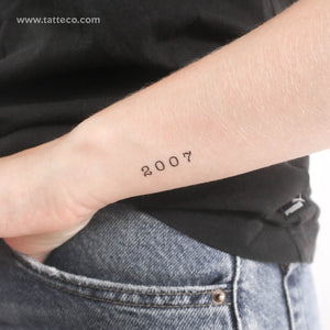 2007 Temporary Tattoo - Set of 3