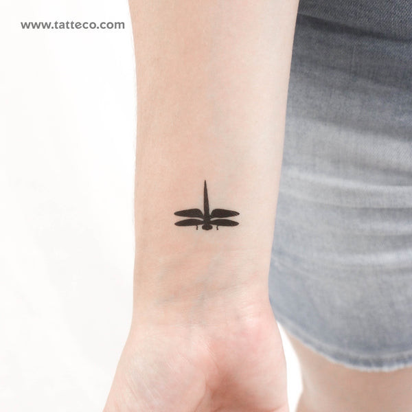 Small Dragonfly Temporary Tattoo - Set of 3