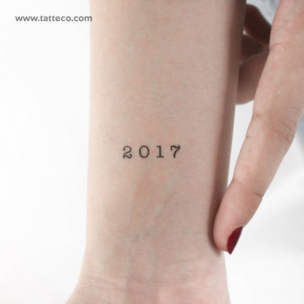 2017 Temporary Tattoo - Set of 3