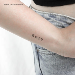 2017 Temporary Tattoo - Set of 3