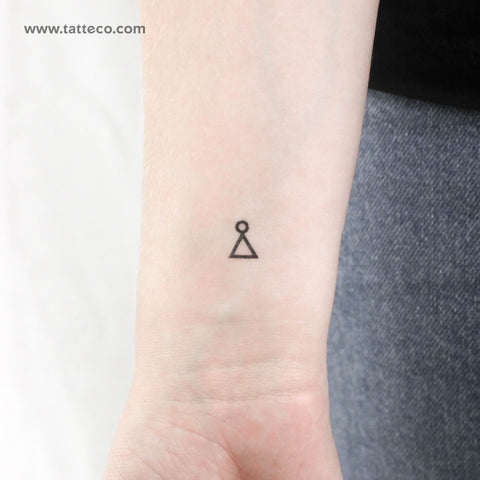 Learn Symbol Temporary Tattoo - Set of 3