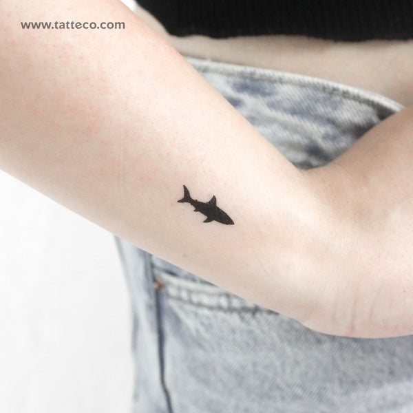 Black Shark Temporary Tattoo - Set of 3