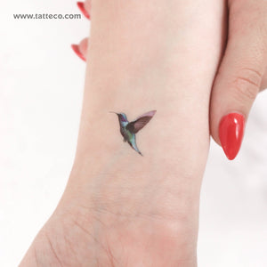 Realistic Hummingbird Temporary Tattoo - Set of 3