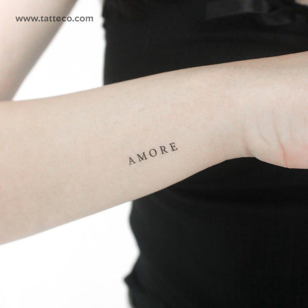 AMORE Temporary Tattoo - Set of 3