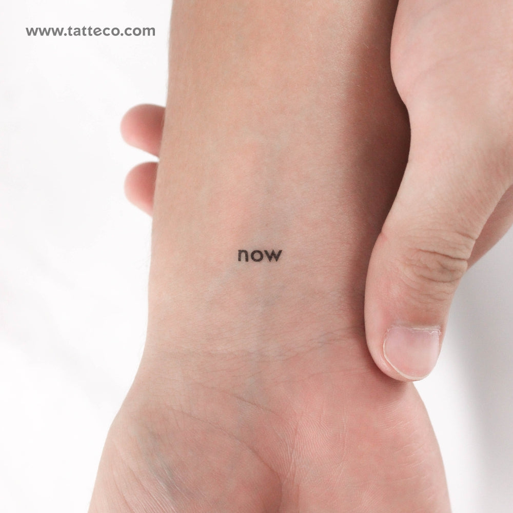 Tiny Now Temporary Tattoo - Set of 3