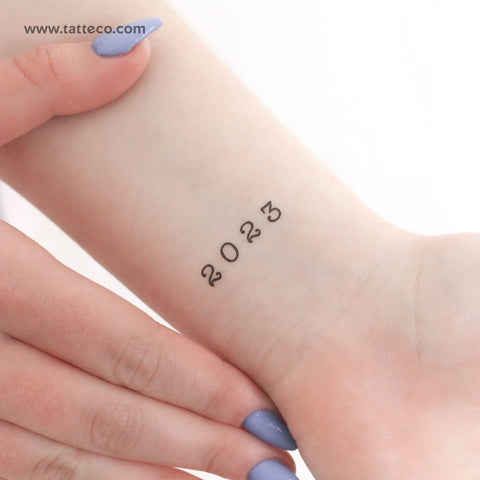 2023 Temporary Tattoo - Set of 3