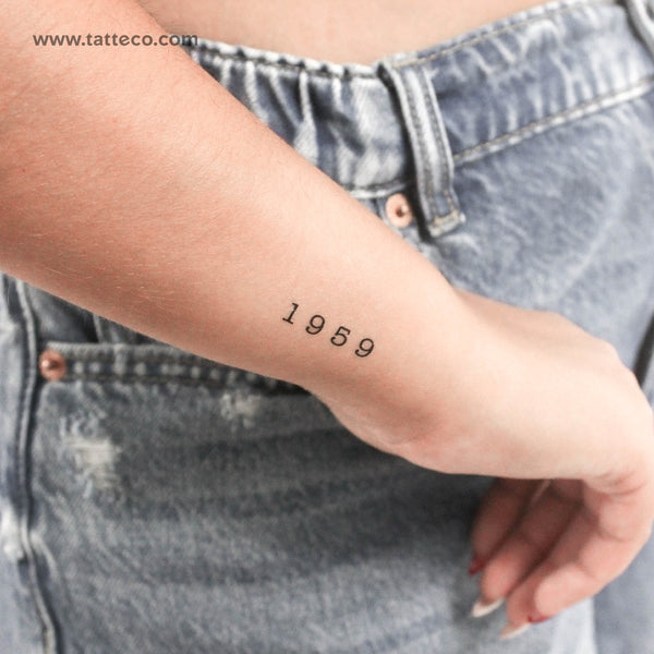 1959 Temporary Tattoo - Set of 3