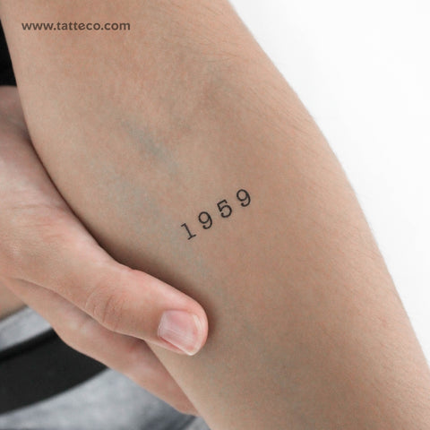 1959 Temporary Tattoo - Set of 3