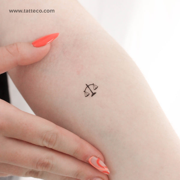 Tiny Scale Temporary Tattoo - Set of 3